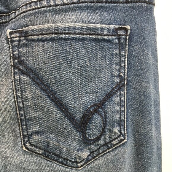 BEBE Medium Wash 5 Pocket Logo Hardware Slim Fit Skinny Jeans - Picture 8 of 12